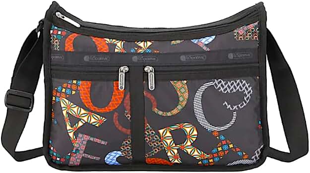 レスポートサック デラックス エブリデイ クロスボディ ショルダーバッグ Amazon | LeSportsac LSS Tossed デラックス エブリデイ クロスボディ